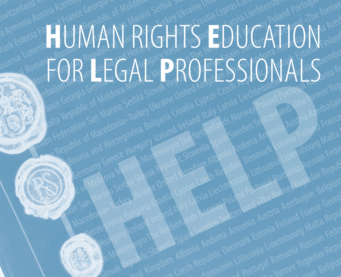 Human Rights Education for Legal Professionals Human Rights Education for Legal Professionals